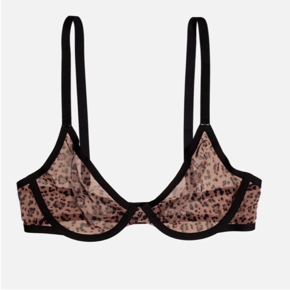 CUUP The Plunge Bra in Leopard